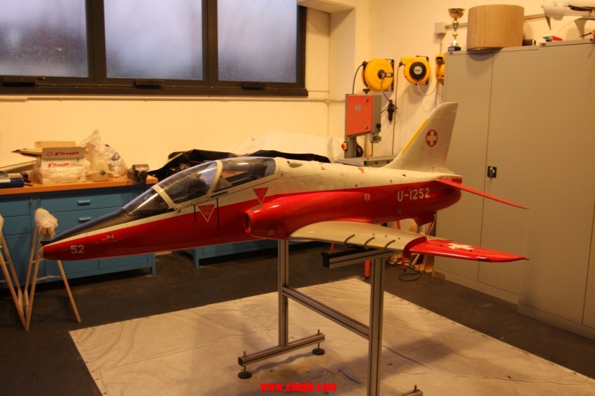 1:5比例“鹰”涡喷模型飞机制作过程图集 