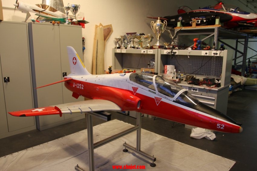 1:5比例“鹰”涡喷模型飞机制作过程图集 