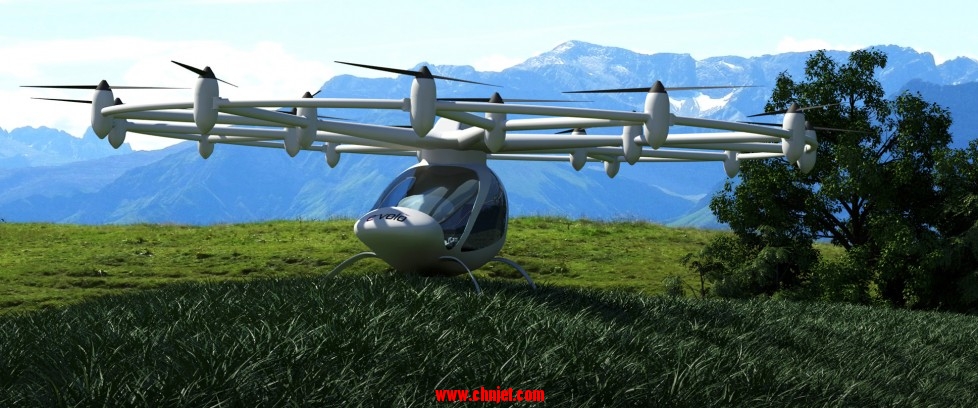 世界上第一个载人飞行电动多旋翼直升机