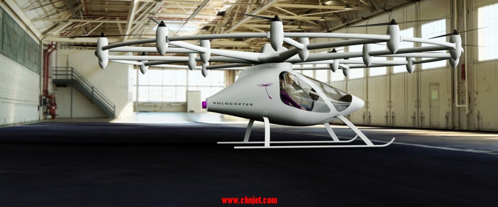 世界上第一个载人飞行电动多旋翼直升机