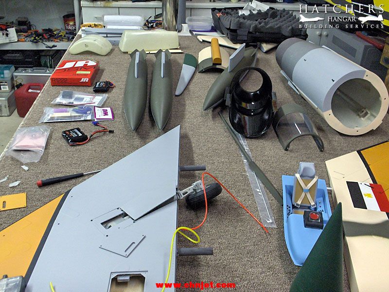 米格21涡喷模型飞机开箱组装过程全记录(多图)