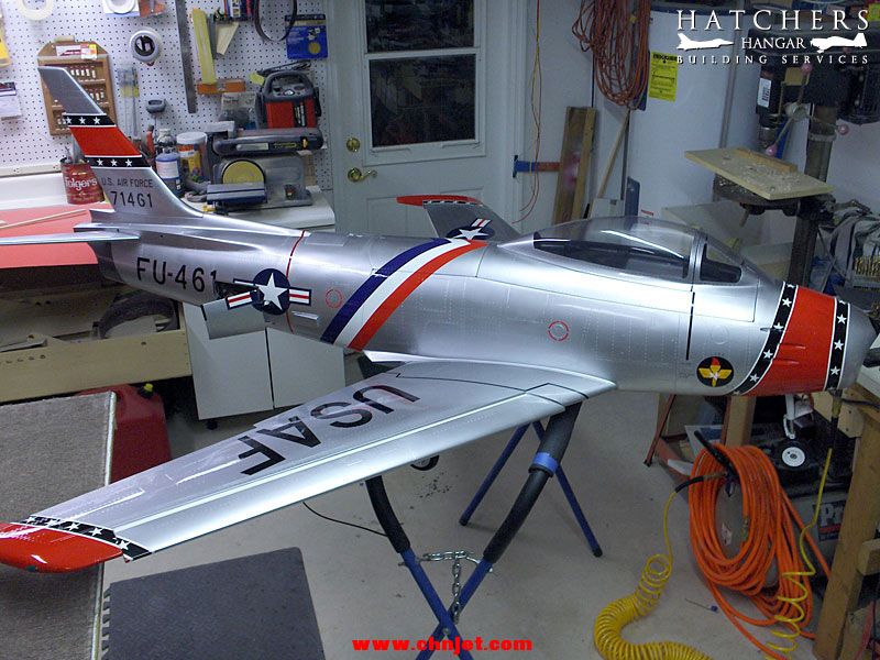 F-86涡喷模型飞机套装装机