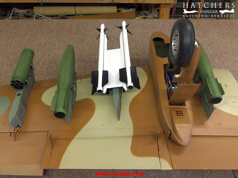 A-10涡喷模型飞机套件组装套图