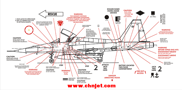 F-5A机身细节最详细图案