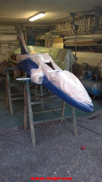 意大利Luca Pieroni的BAe Hawk涡喷模型飞机制作全过程