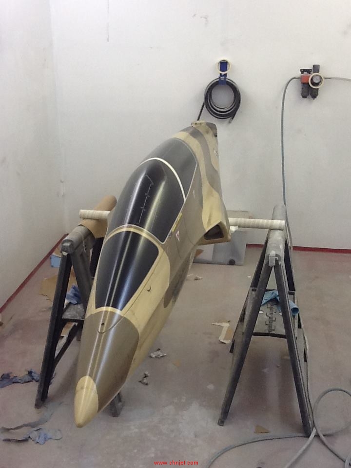 Hawk300沙特空军涂装修补过程