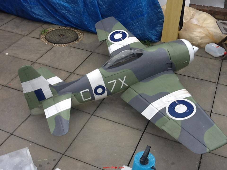 3W Bearcat模型飞机涂装