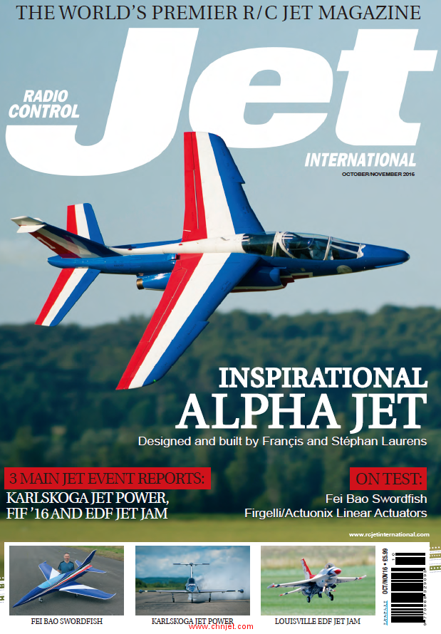 涡喷杂志《Radio Control Jet International》2016年10-11月刊