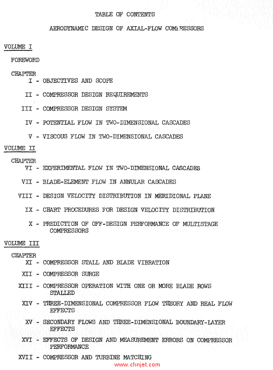 《Aerodynamic design of axial-flow compressors》卷1