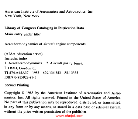 Aerothermodynamics of Aircraft Engine Components