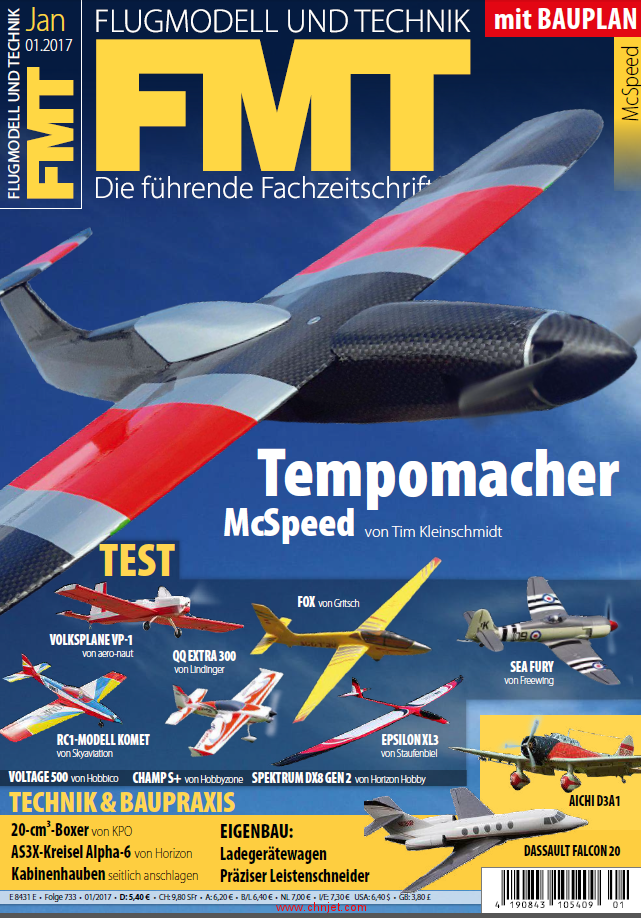 《Flugmodell und Technik (FMT)》2017年1月