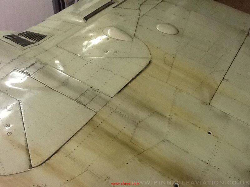 Seafury模型飞机涂装过程