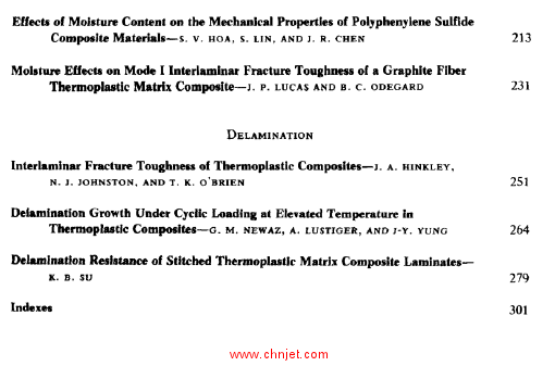 《Advances in Thermoplastic Matrix Composite Materials》