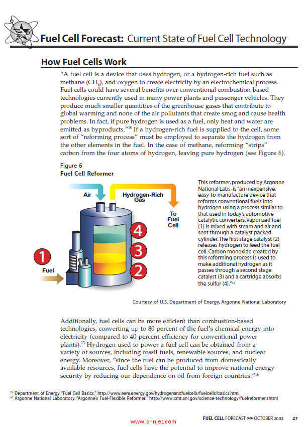 《Fuel Cells: A Technology Forecast》