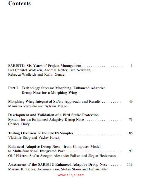 《Smart Intelligent Aircraft Structures (SARISTU)：Proceedings of the Final Project Conference》