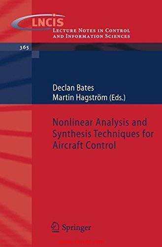 《Nonlinear Analysis and Synthesis Techniques for Aircraft Control》