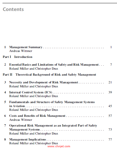 《Aviation Risk and Safety Management: Methods and Applications in Aviation Organizations》