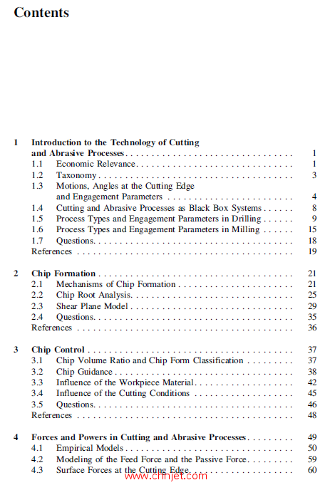 《Basics of Cutting and Abrasive Processes》