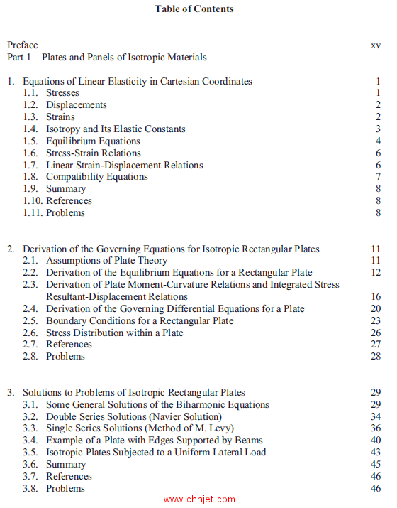 《Plate and Panel Structures of Isotropic, Composite and Piezoelectric Materials, Including Sandwich ...