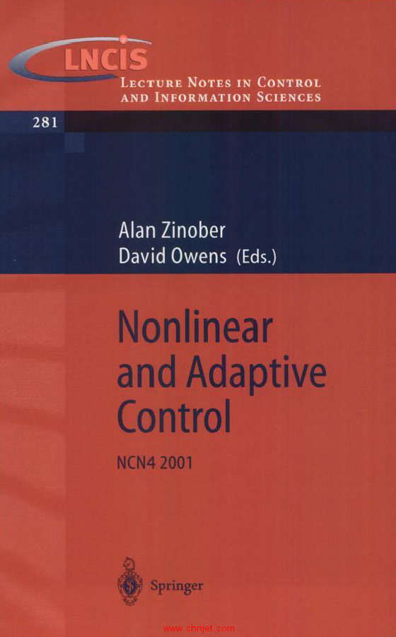 《Nonlinear and Adaptive Control: NCN4 2001》