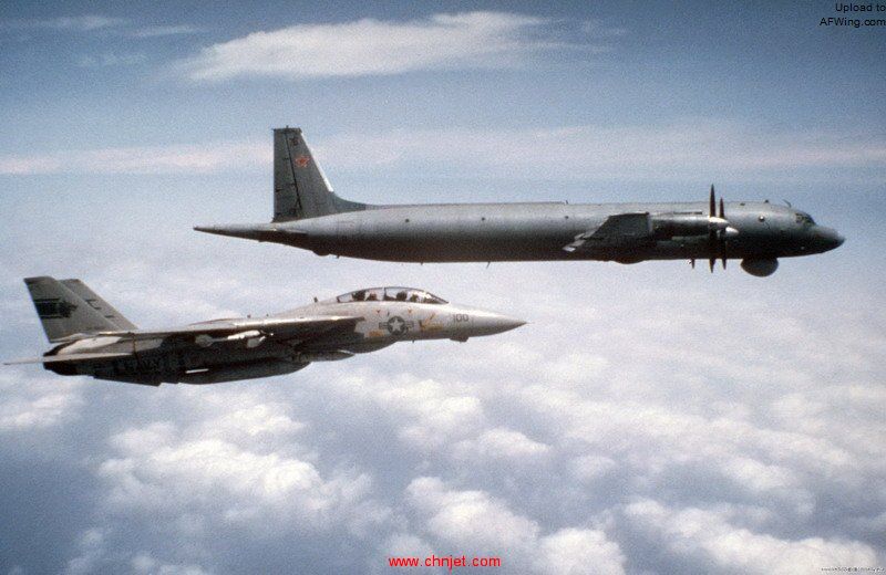 F-14A_Tomcat_of_VF-1_escorting_Soviet_Il-38_in_1987.jpg