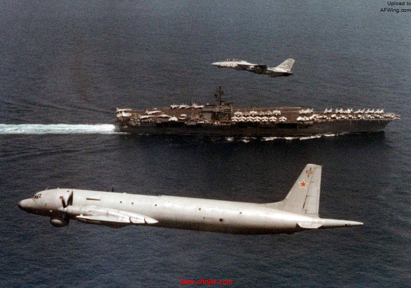Il-38_over_USS_Constellation_(CV-64)_1979.jpg