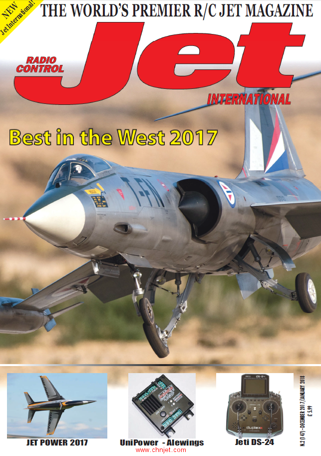 涡喷杂志《Radio Control Jet International》2017年12月-2018年1月刊 