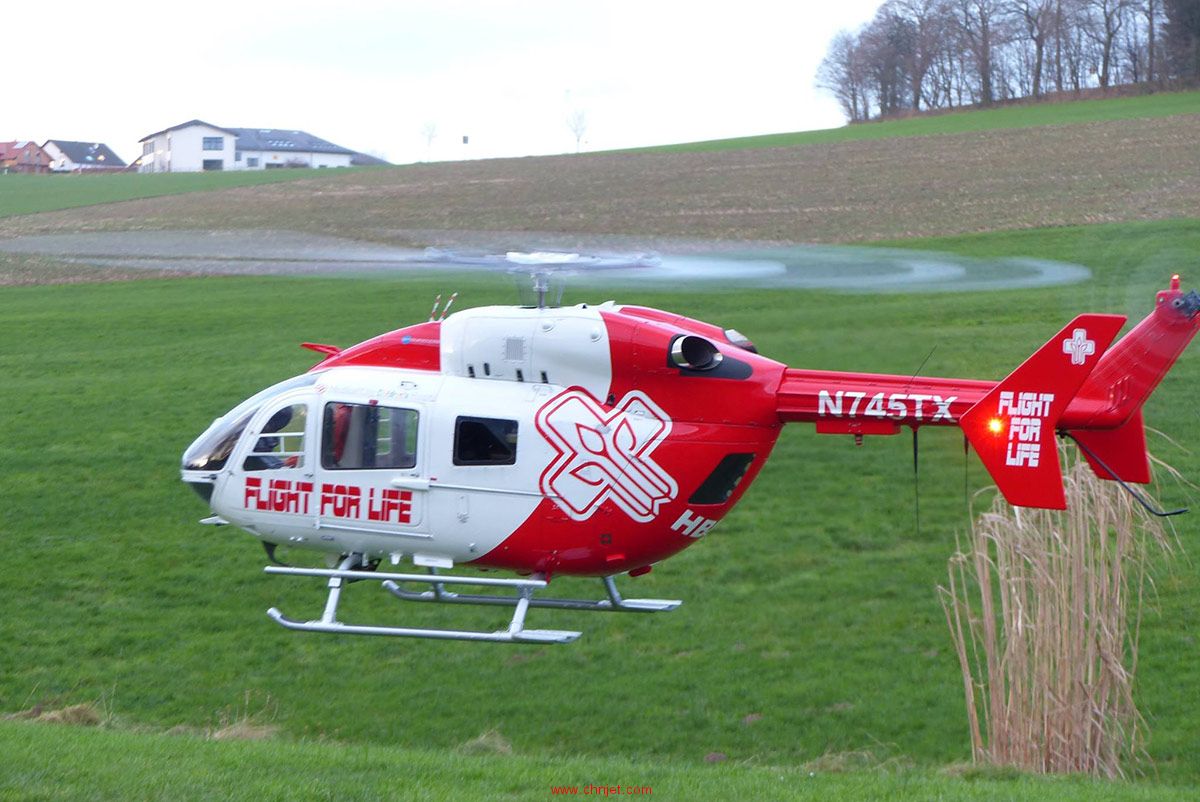 空客EC145模型直升机 "FLIGHT FOR LIVE"涂装