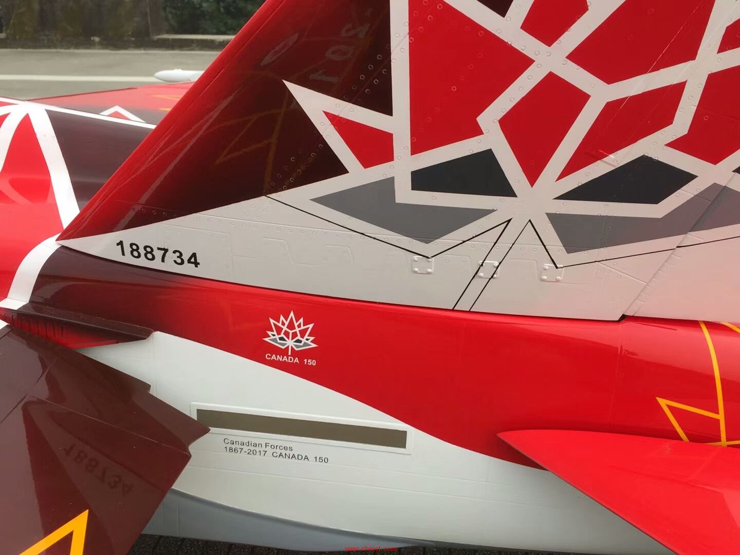 SPARK司派克的F18C 1:5.5，超美的CANADA 150枫叶纪念涂装