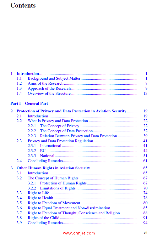 《Aviation Security, Privacy,Data Protection and Other Human Rights: Technologies and Legal Principl ...