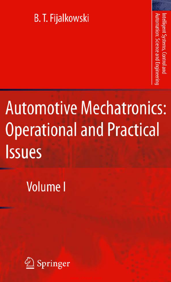 《Automotive Mechatronics: Operational and Practical Issues》卷一、卷二
