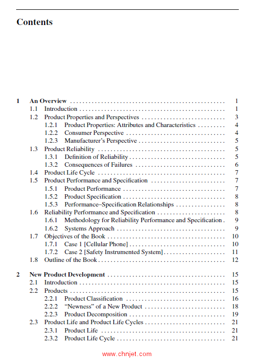 《Product Reliability：Specification and Performance》