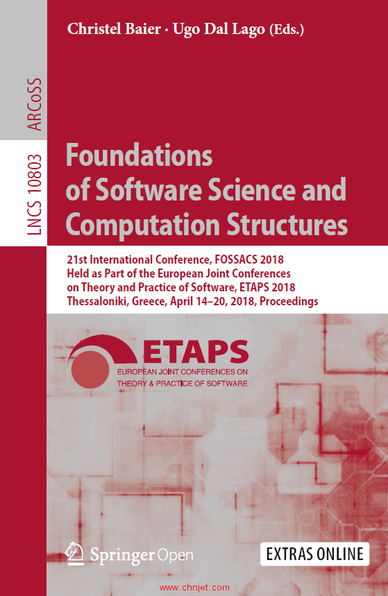 《Foundations of Software Science and Computation Structures：21st International Conference, FOSSACS ...