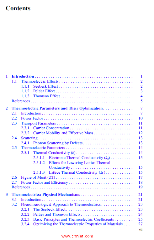 《Thermoelectrics：Fundamentals, Materials Selection, Properties,and Performance》