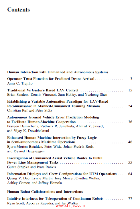 《Advances in Human Factors in Robots and Unmanned Systems：Proceedings of the AHFE 2018 Internation ...