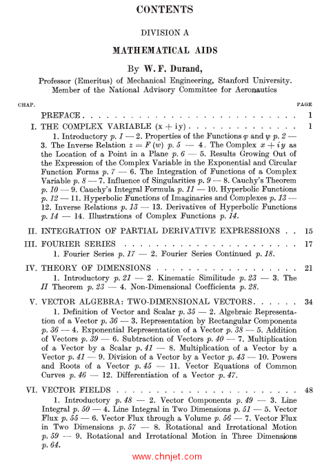 《Aerodynamic Theory：A General Review of Progress》Volume I