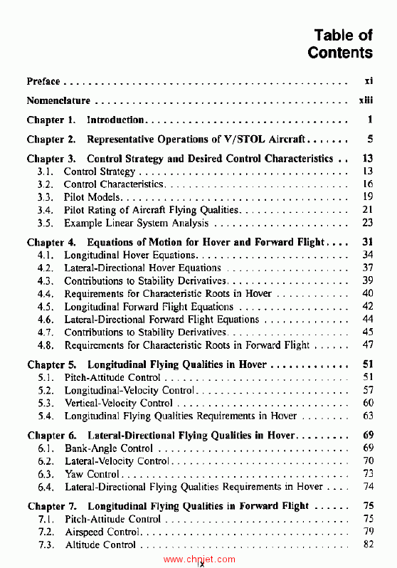 《Dynamics, Control and Flying Qualities of V/STOL Aircraft》