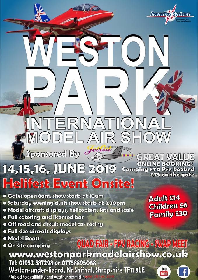 the 2019 Weston Park International Model Air Show