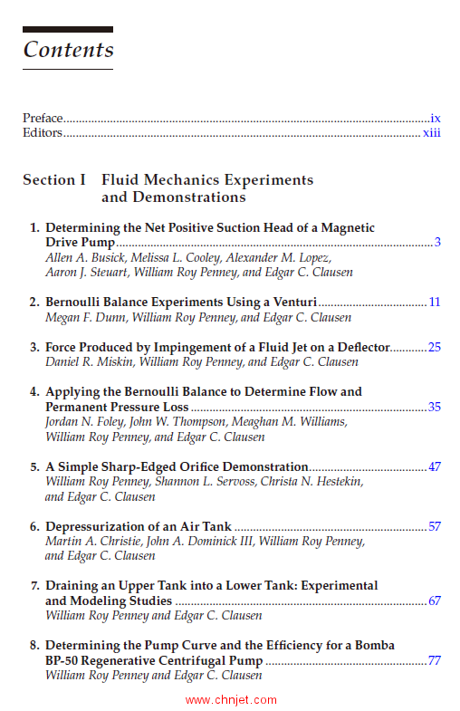 《Fluid Mechanics and Heat Transfer：Inexpensive Demonstrations and Laboratory Exercises》