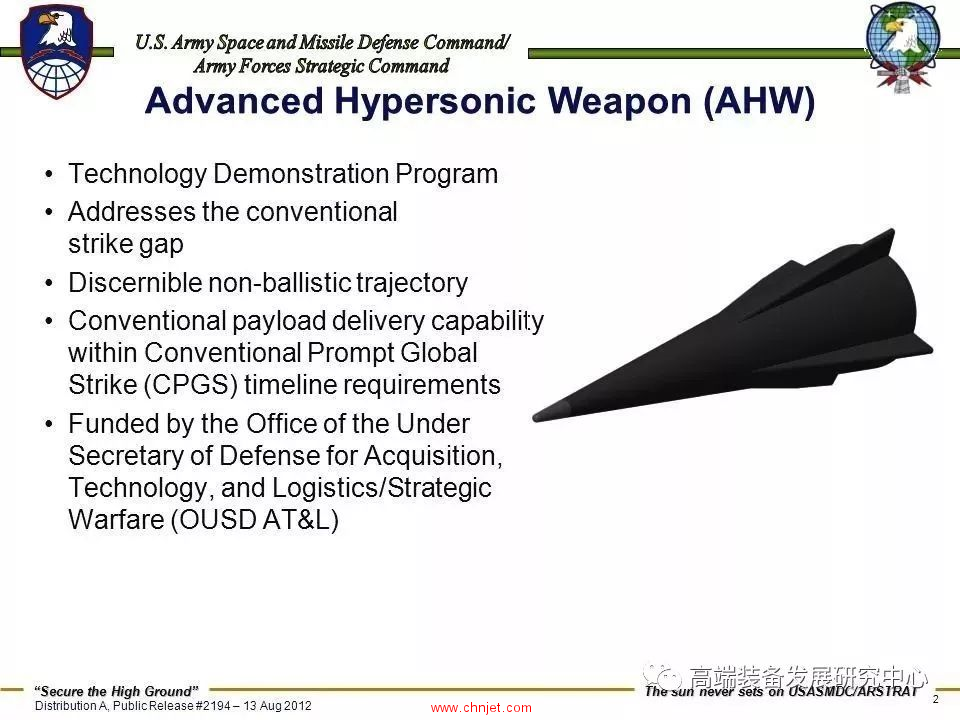 国外高超声速飞行器发展概述 