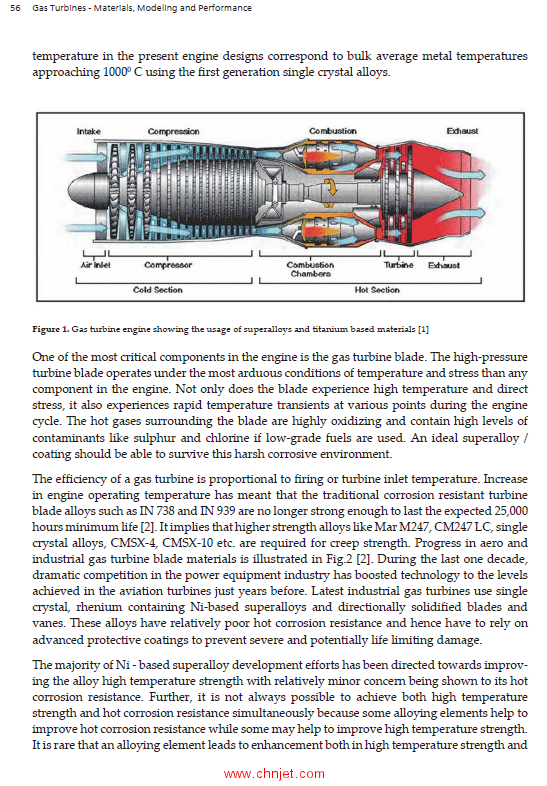 《Gas Turbines: Materials, Modeling and Performance》