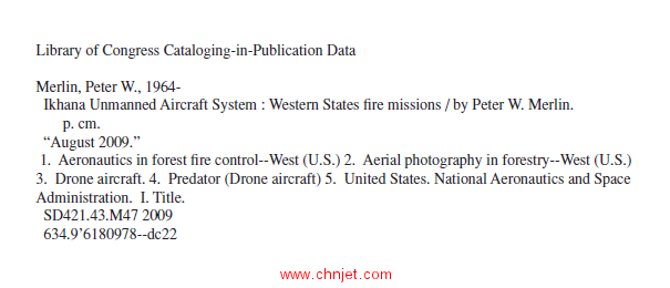 《Ikhana Unmanned Aircraft System：Western States Fire Missions》