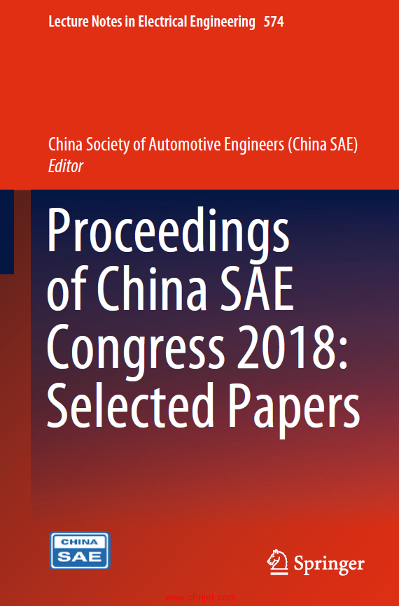 《Proceedings of China SAE Congress 2018: Selected Papers》