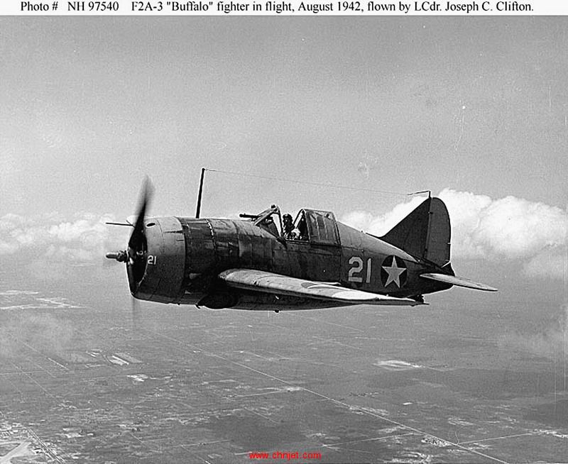 Brewster-Buffalo-F2A-1-white-21-being-flown-by-LCdr-Joseph-C.-Clifton-August-1942-02.jpg