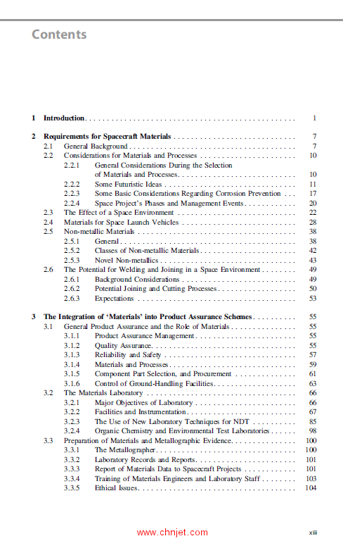 《Materials and Processes：for Spacecraft and High Reliability Applications》