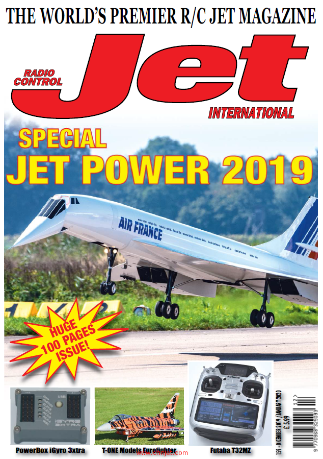 涡喷杂志《Radio Control Jet International》2019年12月-2020年1月刊