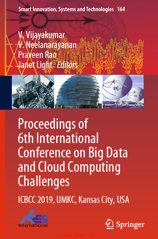 《Proceedings of 6th International Conference on Big Data and Cloud Computing Challenges：ICBCC 2019 ...