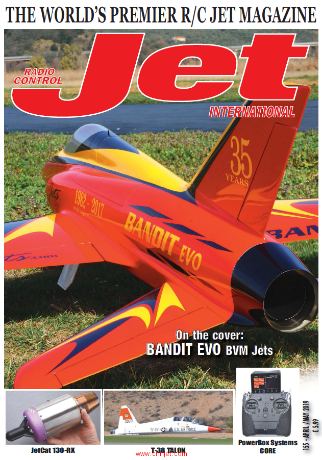 涡喷杂志《Radio Control Jet International》2019年04-05月刊