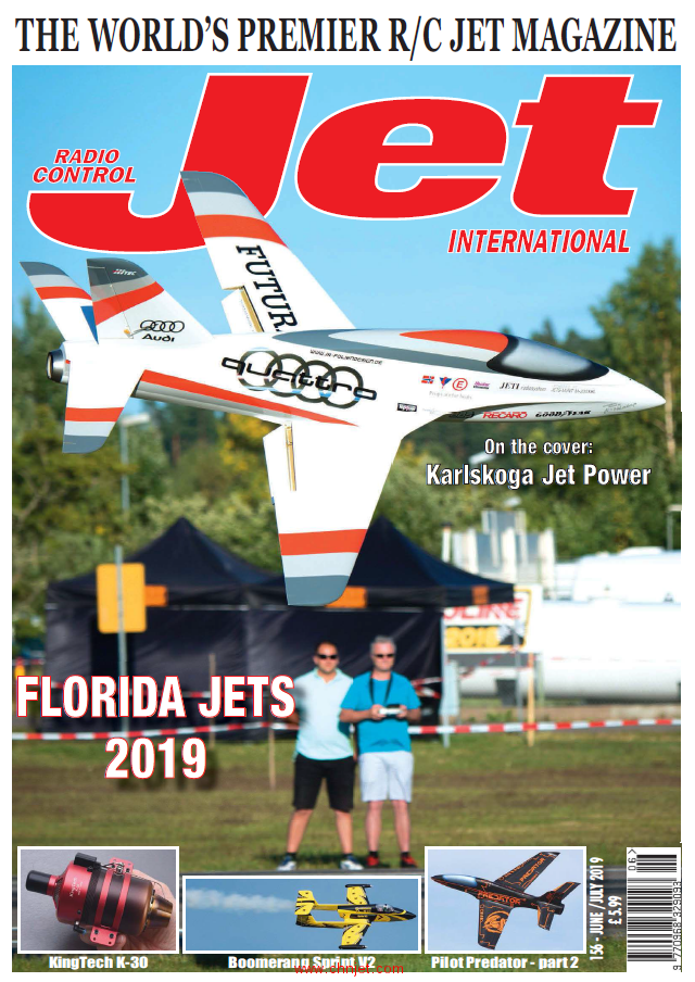涡喷杂志《Radio Control Jet International》2019年06-07月刊