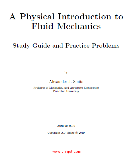 《A Physical Introduction to Fluid Mechanics》第二版